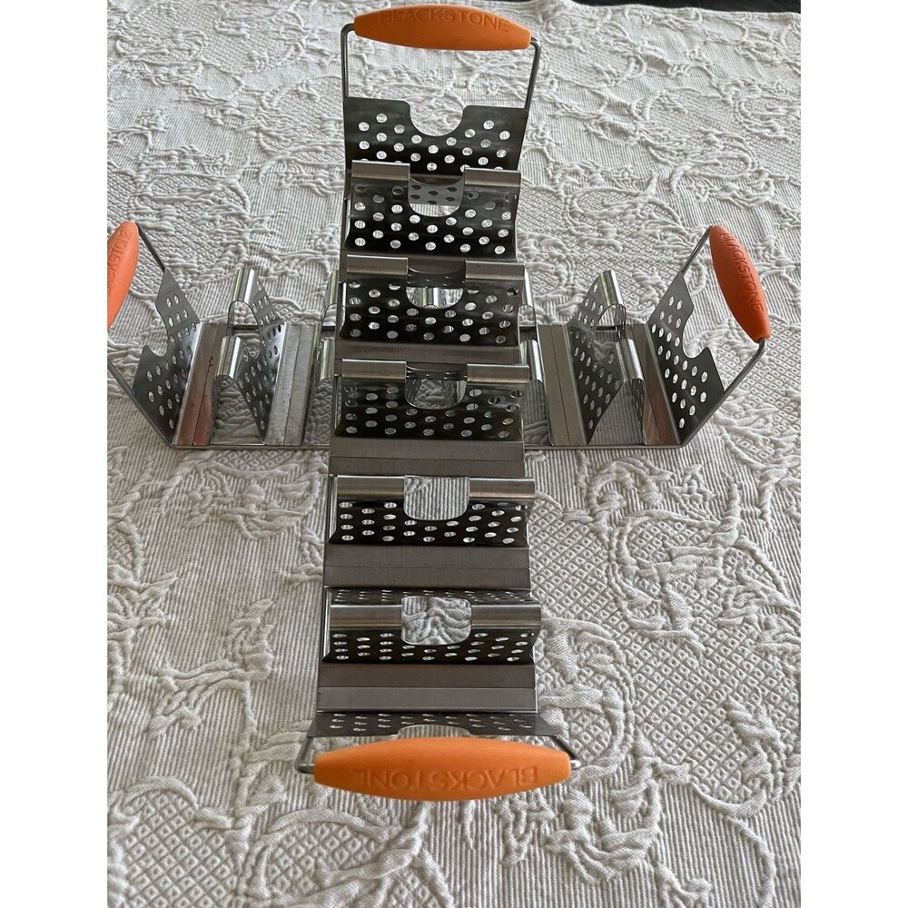 2 - Blackstone Taco Racks Orange Handles